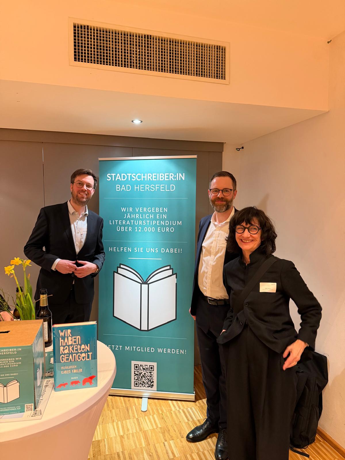 Vorstellung der Stadtschreiberin auf dem Frühjahrsempfang der Stadt Bad Hersfeld